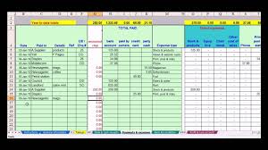 hairdresser bookkeeping spreadsheet small business