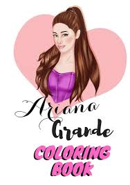 Cher lloyd celebrity coloring pages printable inside. Amazon Com Ariana Grande Coloring Book Ariana Grande Fans Coloring Book For Fans Kids Teens And Adults 9798601286800 Publisher Bio Books Books