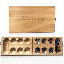 Mancala gaming board from 'mekwimmi' of the northern edo peoples, southern nigeria. Mimgo Shop Mancala Board Game Solid Wood Folding Mancala Board Game Portable Travel Game Pricepulse