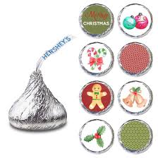 Christmas labels, candy favor labels, holiday labels. Amazon Com Vintage Christmas Label For Hershey S Kisses Chocolates Holiday Party Candy Stickers Set Of 240 Handmade