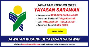 Untuk makluman, terdapat beberapa kekosongan jawatan yang dibuka untuk permohonan oleh pihak uitm sarawak. Jawatan Kosong 2019 Di Yayasan Sarawak Kelayakan Spm Diploma Ijazah Ejawatankini Com