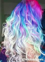 Wade into more adventurous hair by creating an ombré effect with bold and bright colors. Pink Purple Blonde Ombre Dyed Hair Color Dyed Hair Hair Color Purple Blonde Hair Color