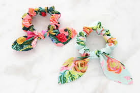 ··· bunny ear scrunchies supplier 2020 wholesale pink 1cm silk scrunchie bunny ear scrunchies. Diy How To Make A Scrunchie Free Sewing Pattern Sweet Red Poppy