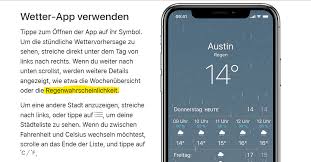 In meinem blog erkläre ich spezielle unklarer ist es, was die gemischten symbole bedeuten, z.b. Prozentangabe Des Regens In Der Wetterapp Apple Community