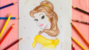 And well, i hope you enjoyed it! Princess Belle Drawing Drawing Princess Belle Disney Budget Art Youtube
