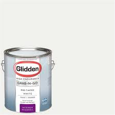 Product titlezinsser 2774 interior paint, eggshell, water base, w. Glidden High Endurance Grab N Go Interior Paint And Primer Eggshell Finish White 1 Gallon Walmart Com Walmart Com