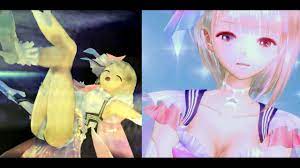 Ryona リョナ Blue Reflection Defeat of the magical girl at various angles -  YouTube