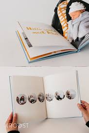 Newborn Happy Colors Hip Kroost Fotoboek Layouts Boek Ontwerp Fotoboeken