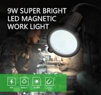 9W Machine Work Light - 900 Lumens Flexible LED Light For Lathe, Milling,  Drill Press & Workshop Use