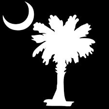 Carolina Palmetto Moon Vinyl Decal Palm Tree South Sticker Auto Car Moon Decal South Carolina Maple Tree Tattoos