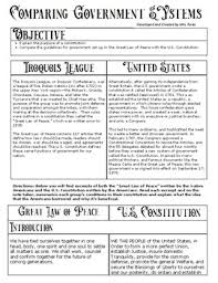 Before we look at word problems, see the following diagrams to recall how to use venn diagrams to represent union, intersection and. Compare Constitutions Worksheets Teaching Resources Tpt