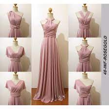 Whether glittery or matte, gold dresses are fun, original and a great choice for a prom night too. Rosegold Infinity Dress Floorlength With Tube Lazada Ph