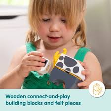 Melissa & Doug Blockables™ Farm Snap And Play, Mix And Match Connectable  Wooden Building Blocks Play Set Toy for Preschool Boys And Girls (56 Pcs)