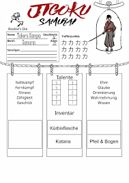Ich zeige es im schnelldurchlauf. Jigoku Samurai Pen Paper Feat Sofasamurais