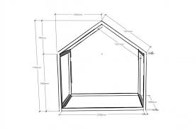 Xxl Hausbett Konstruktionsplan Bauzeichnung 140x200 Kinder Bett Haus Hausbett Hausbett Selber Bauen
