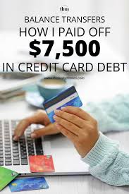 Luckily for you, the hard part is over. Balance Transfers How I Paid Off 7 500 In Credit Card Debt The Budget Mom