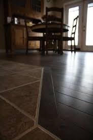 Transition From Wood To Tile Flooring House Flooring Home Remodeling