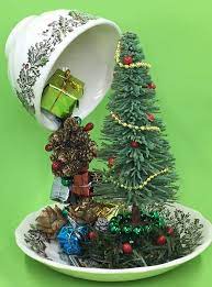 The list of christmas decorations available from our christmas shop is longer than this year's naughty and nice lists combined. Floating Teacup Christmas Tree Gifts Discovered In Santas Secret Shop O Christmas Tree Capture The Christma Teacup Crafts Christmas Tea Christmas Crafts Diy