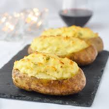 Twice Baked Potatoes With Smoked Cheddar Thyme Recipe Rock Recipes Twice Baked Potatoes Cheddar Recipes