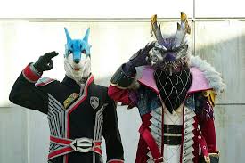 Gambar lucu ultraman paling bagus. Dekamaster And Ryu Kyu Commander Supersentai Uchuusentaikyuranger Tokusousentaidekaranger Tokusatsu