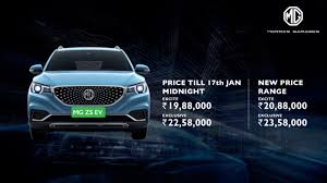 Images & depictions are for illustration & representation purposes only. Mg Zs Ev Launched In India At Rs 20 88 Lakh Know More News Nation English