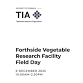 Forthside Vegetable Research Facility Field Day event image