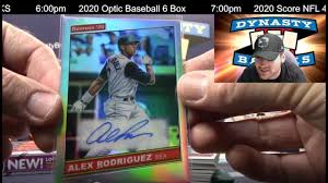 We are opening up optic baseball by panini. 2020 Donruss Optic Baseball Card 6 Box Half Case Break 2 Sports Cards Youtube