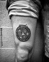 Viking Tattoos Ideas Scandinavian Tattoos Ideas For Men And Women Ouroboros Tattoo Mens Thigh Tattoo Tattoos For Guys