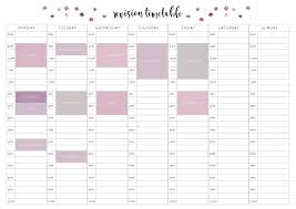 Something else that brings me happiness. Free Revision Timetable Printable