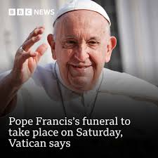 Pope Francis's funeral will take place