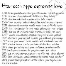 How Each Mbti Type Expresses Love Enfp Personality Enfj Personality Infj Personality Type