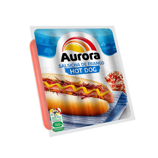 Salsicha de Frango Aurora 500g | Aurora, a gente faz com gosto tudo que você gosta.
