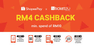 Here's how to set up shopeepay: Buy Ticket And Get Rm4 Cashback Now With Shopeepay Ticket2u Blog