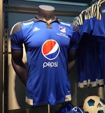 The jersey is in classic millonarios blue with white details. Millonarios Colombia T Shirt Camiseta 15th Title Sports Mem Cards Fan Shop Soccer International Clubs