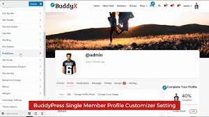 How to Set BuddyX Pro Single Profile Page Settings - WordPress Social  Network Theme - YouTube