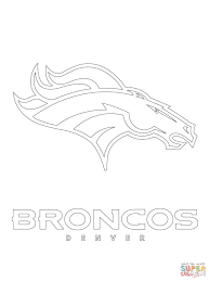 The team began to play in 1960 as a charter member of the american football league (afl. Denver Broncos Coloring Page Coloring Home