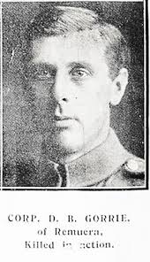 WW1 Trooper Donald Buckland Gorrie 17583 and Lieut. John (Jack) Gorrie