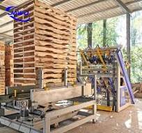 Máquina de Pregos para Blocos de Paletes de Madeira, Máquina de Prensa para  Paletes de Madeira
