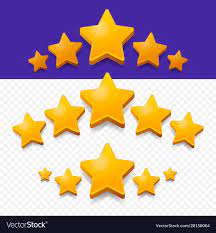 Five Stars Rating Gold Icon 3d Cartoon Game Vector Image Ad Gold Icon Stars Rating Ad Party Invite Design Invitation Design Template Creative Icon