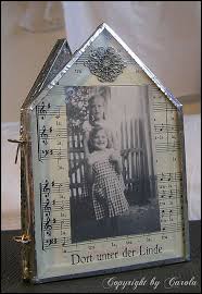 Family House Two Sisters Stained Glass Frames Glass Art Origami Paper Art