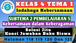 Gunakan artikel ini untuk mengoreksi hasil pekerjaan siswa. Kelas 4 Tema 1 Subtema 2 Pembelajaran 5 Lengkap Youtube