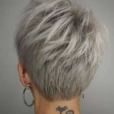 Add bangs and some chunky highlights then when you go to style it uses some styling products to make the back of your hair a little spiky and messy. Pin On Haircolor