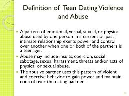 Dating violence definition dating violence means violence committed by a person who is or has been in a social relationship of a romantic or intimate nature with the victim. Ppt What Secondary Teachers Need To Know About Bullying Harassment Teen Dating Violence Powerpoint Presentation Id 2739155