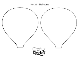 All you need is a single sheet of foamboard. Hot Air Balloon Outline Group With 87 Items Balloon Template Hot Air Balloon Craft For Kids Hot Air Balloon Craft