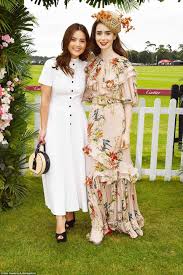Maybe you would like to learn more about one of these? Lily Collins And Jenna Coleman Attend Cartier Queen S Cup Polo Daily Mail Online