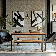 Box Frame Dining Table Mango Wood 48x30 Pack Raw Mango Wood Dining Table West Elm Dining Table Mango Wood Furniture