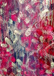 Joanne Epoxy Resin Abstract Flower Painting Gilded Etsy Abstract Flower Painting Abstract Floral Paintings Resin Painting