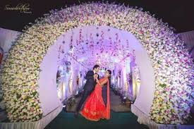 Instead of adding creative decorations to the entire venue, just a few stunning backgrounds are in a digital world like ours, hashtags, quotes have the power to make their way right to the center of simple indian wedding decoration ideas. Dazzling Events Decor Caterers Wedding Planner Price Reviews Contact Details S Indian Wedding Decorations Indian Wedding Theme Wedding Hall Decorations