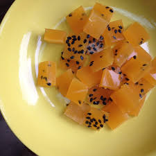 Orange And Passionfruit Yummy Gummies The Nutritionista Gelatin Recipes Paleo Dessert Jello Mold Recipes