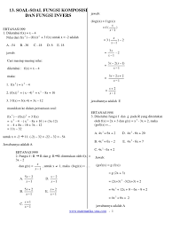 Sekian soal transformasi translasi refleksi rotasi dan dilatasi kelas xi dan pembahasan semoga dapat membantu anda dalam memahami materi matematika bab transformasi. Soal Soal Fungsi Komposisi Dan Fungsi Invers Pdf